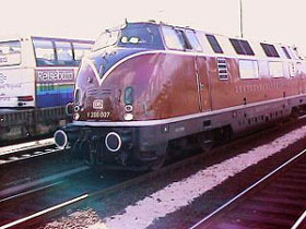 V 200 Lokomotive (Bild bearbeitet mit Photoshop)